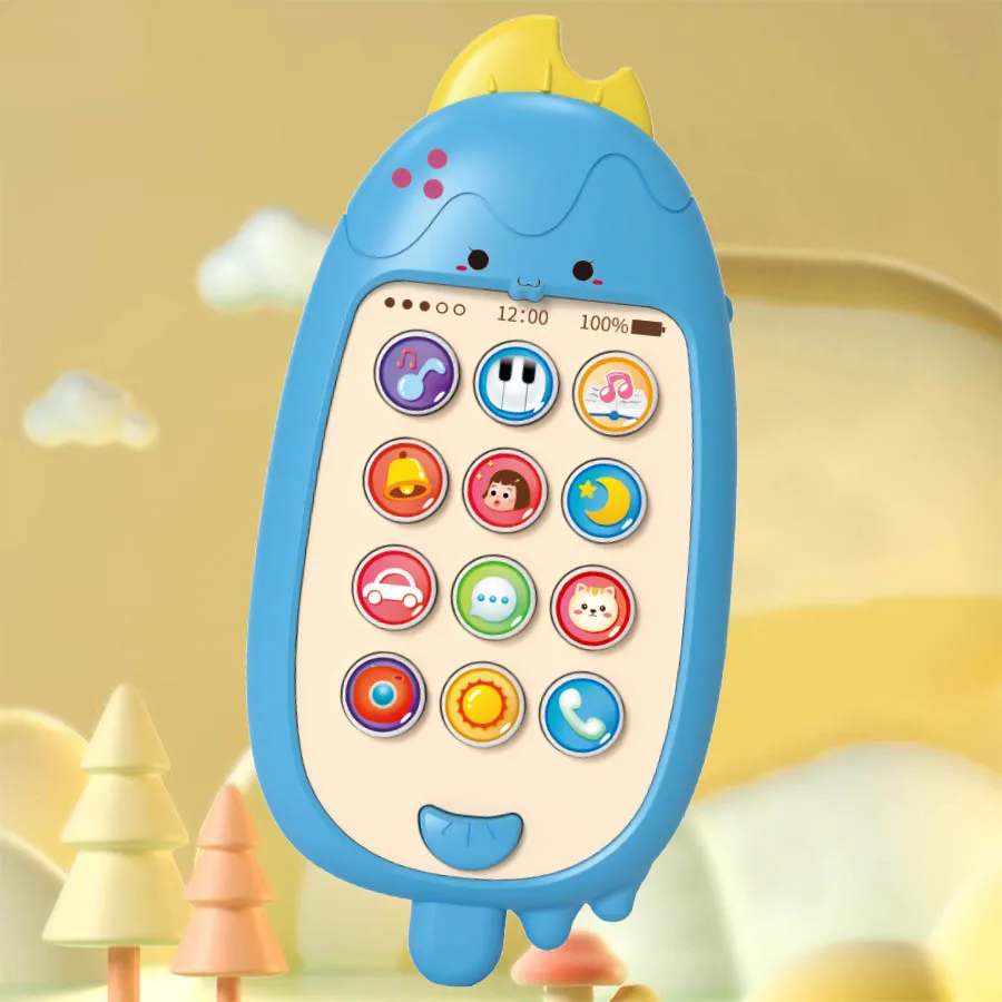 Jouets de téléphone portable pour enfants, multifonctionnel, éducation précoce, histoire musicale, apprentissage de la crème glacée, téléphone portable, Puzzle pour bébé, jouet cadeau
