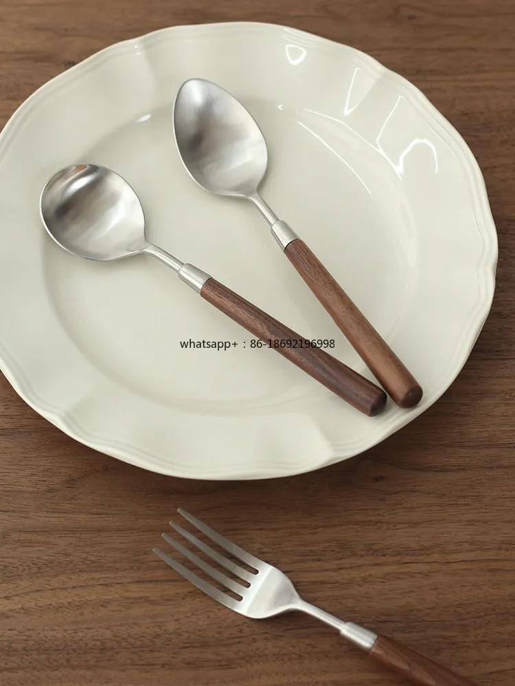 Food Grade 304 Stainless Steel Set Household Spoon High Value Spoon Personal Tableware