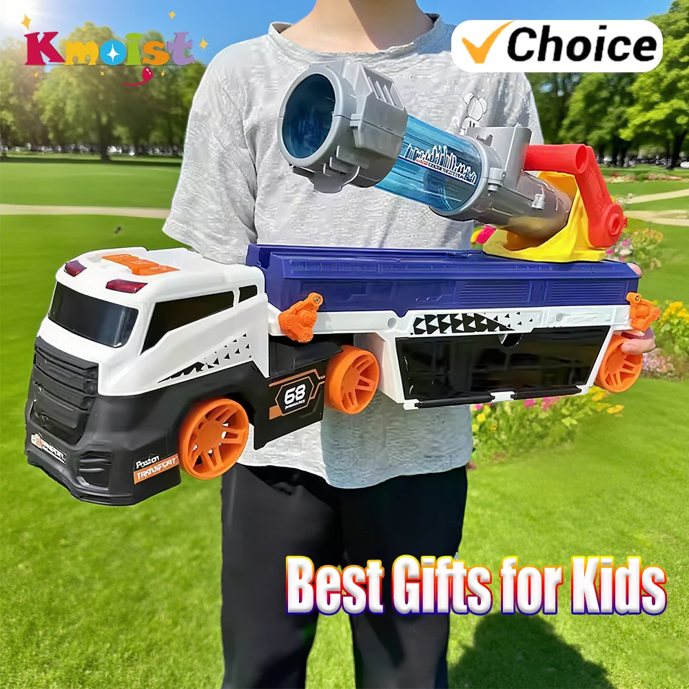 

Модель грузовика, автомобиль-транспортер, игрушка-переноска с путой, грузовик, воздушный шар, стрельба, маленький автомобиль, звуки и огни для детей, рождественские подарки