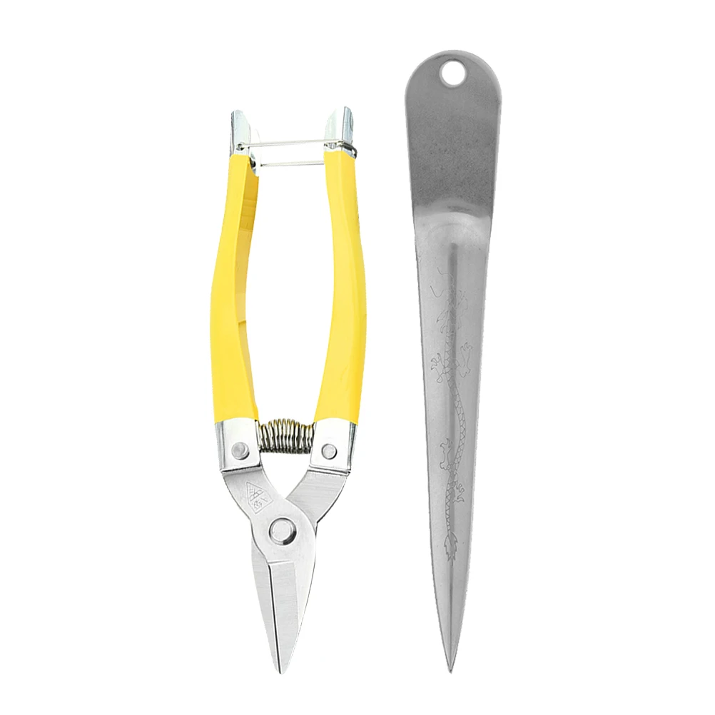 

1 set Wicker Chair Weaving Tools Basket Fixing Rattan Furniture Repair Kit Plastic Supply Durable Scissor Prying Tool