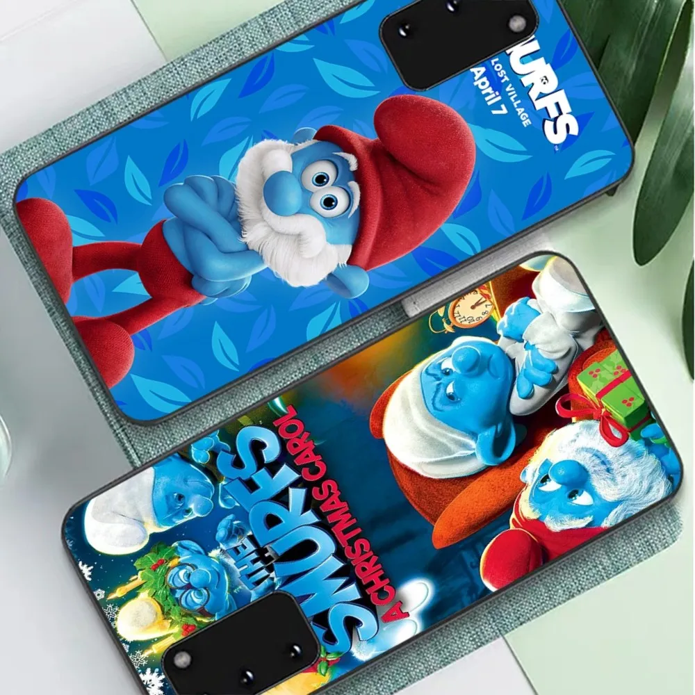 Cartoon S-Smurfs Phone Case For Samsung S 9 10 20 21 22 23 30 23 24 plus lite Ultra FE S10lite Fundas