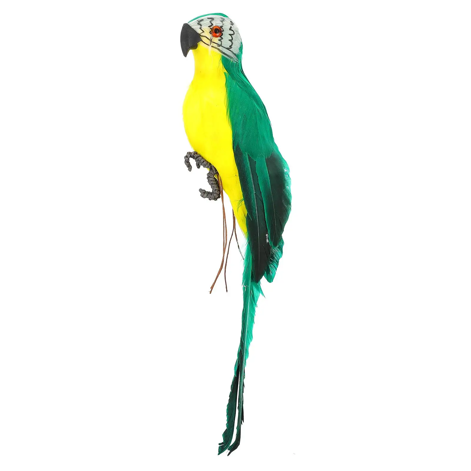 Simulated Parrot Ornament Garden Decor Bird Decoration Outdoor Animal Craft Artificial