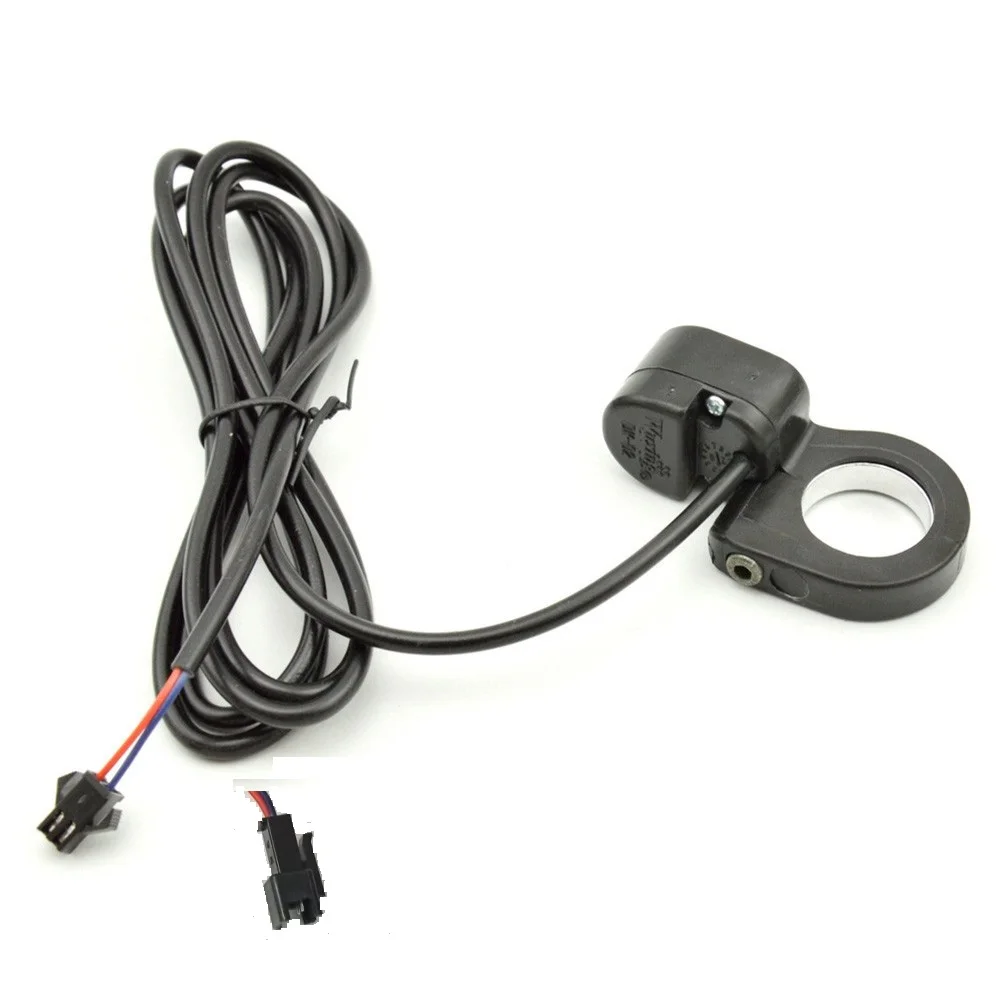 

Accessories Bike Horn Button ABS Plastic Shell Black Copper Wire For Electric Bike Green Momentary Regen Cruise