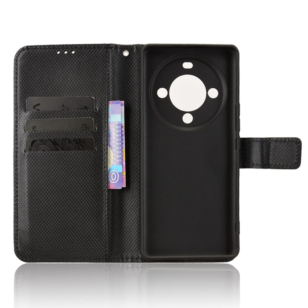 ل Fossibot S3 Pro الفاخرة الوجه الماس نمط الجلد محفظة من جلد PU حامل الحال بالنسبة ل Fossibot S3 برو S3Pro حقيبة الهاتف