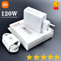 Original Xiaomi 120W Turbo Charger Fast Gan Type C 6A Charging Power Adapter Usb Cable For Mi 13 Ultra 12T Pro 11T RedMi Note 13