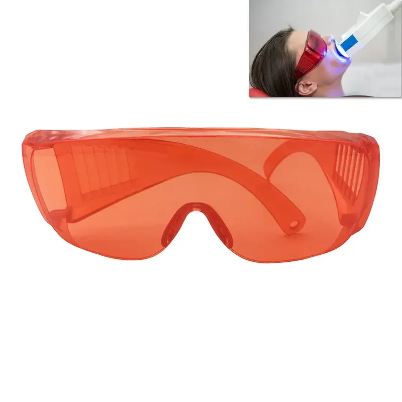 Dental Red Eye Protection Glasses Teeth Whitening Goggle Glasses Curing Light UV Dentist Tools