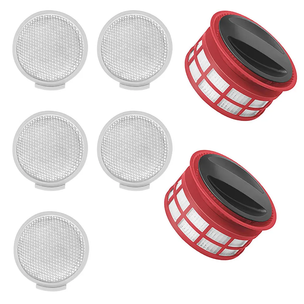 3/7 pçs kits de filtro hepa tela filtro traseiro original para robolock handheld aspirador h7 substituição elemento filtro