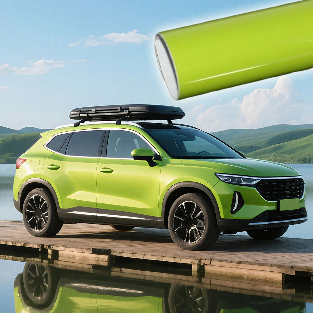 

1 шт., виниловая пленка для кузова автомобиля, глянцевая водостойкая пленка 152*30 см, самоклеящаяся пленка, украшение «сделай сам», меняющие цвет, наклейки, автоаксессуары