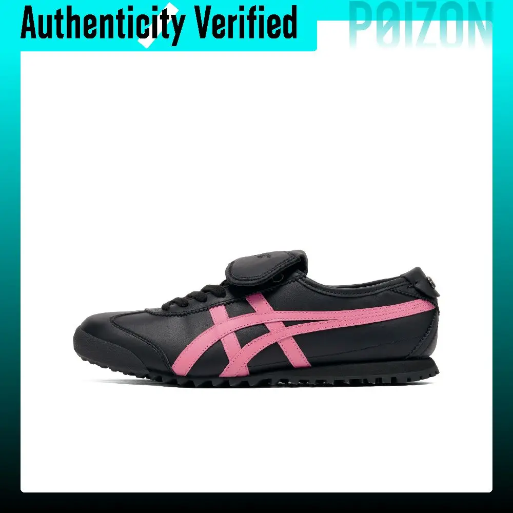 Onitsuka Tiger MEXICO 66 GOLF Cow Leather Casual Shoes Unisex Black 1183C557-001