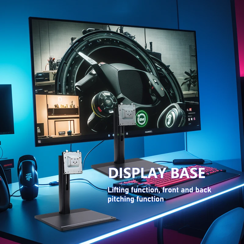Versatile Adjustable Portable Riser Mount Base For Office Workstation Computer Desk