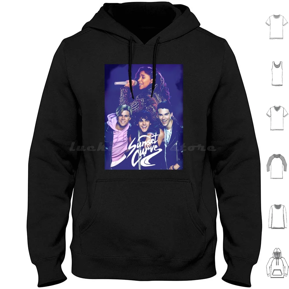 Julie And The Phantoms Design Hoodies Long Sleeve Julie And The Phantoms Julie Sunset Curve Netflix Netflix Movie