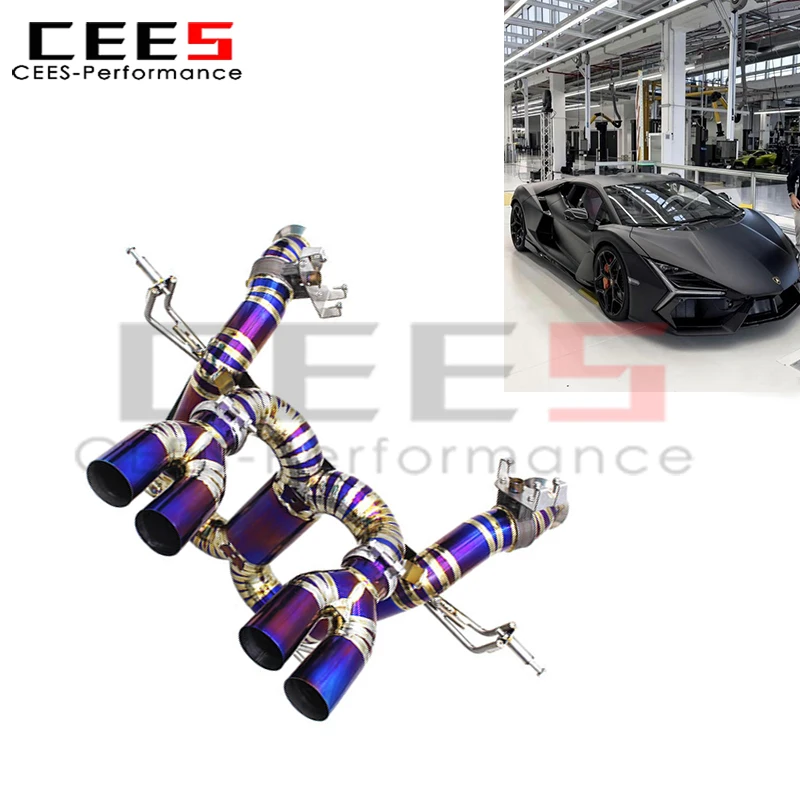 

cees Tuning Catback Exhaust Pipe for Lamborghini Revuelto 6.5L V12 2023-2025 Car Exhaust System Muffler Pipe Performance Upgrade
