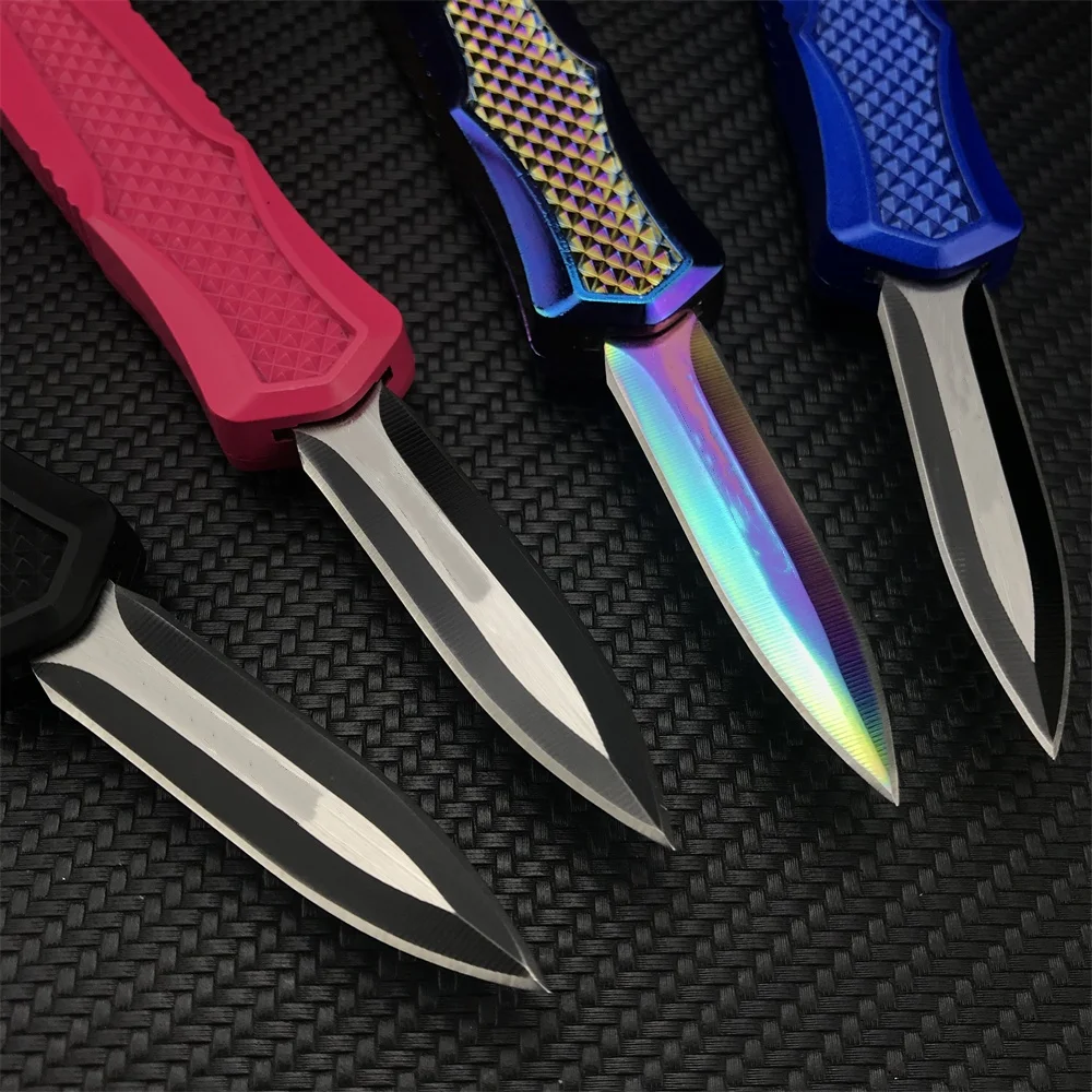 Mini Tactical Multi Pocket Knife 440C Blade Zinc Alloy Handles Outdoor Military Hunting Knives Self Defense Camping EDC Tool