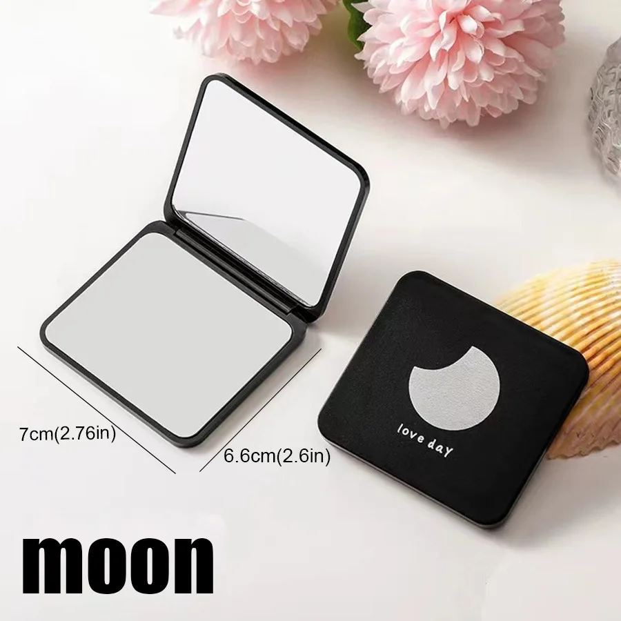 Folding makeup mirror Mini portable vanity mirror Double sided mirror Makeup small mirror Makeup tool