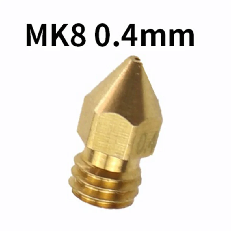 Części do drukarek 3D: Hotend, głowica wytłaczająca, dysza, termistor, pręt grzejny, blok grzejny i silikonowa tuleja, artyleryjny kornik.