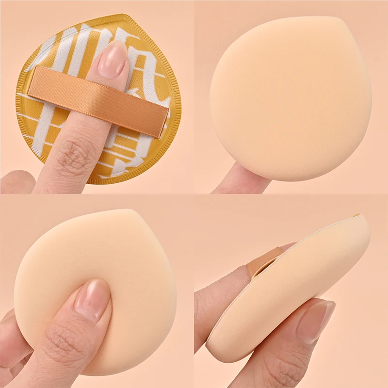 Cotton Candy Cushioned Puffs,air Cushion Powder Puff Wet And Dry Dual-use,makeup Sponge Soft Leather Makeup Tools & Accessories