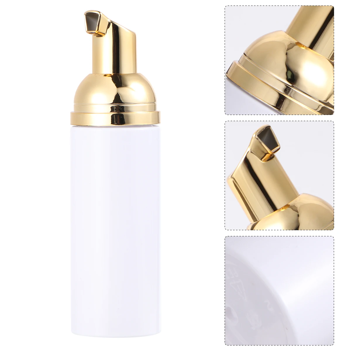 

6pcs Foaming Bottle 50ml Portable Refillable Container Travel Bathroom Bubble Making H Soap Shampoo Body Wash Dispenser Plastic