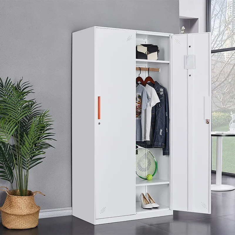 

Narrow side locker, thickened steel plate gray coffee color multi-door locker, disassembly and assembly