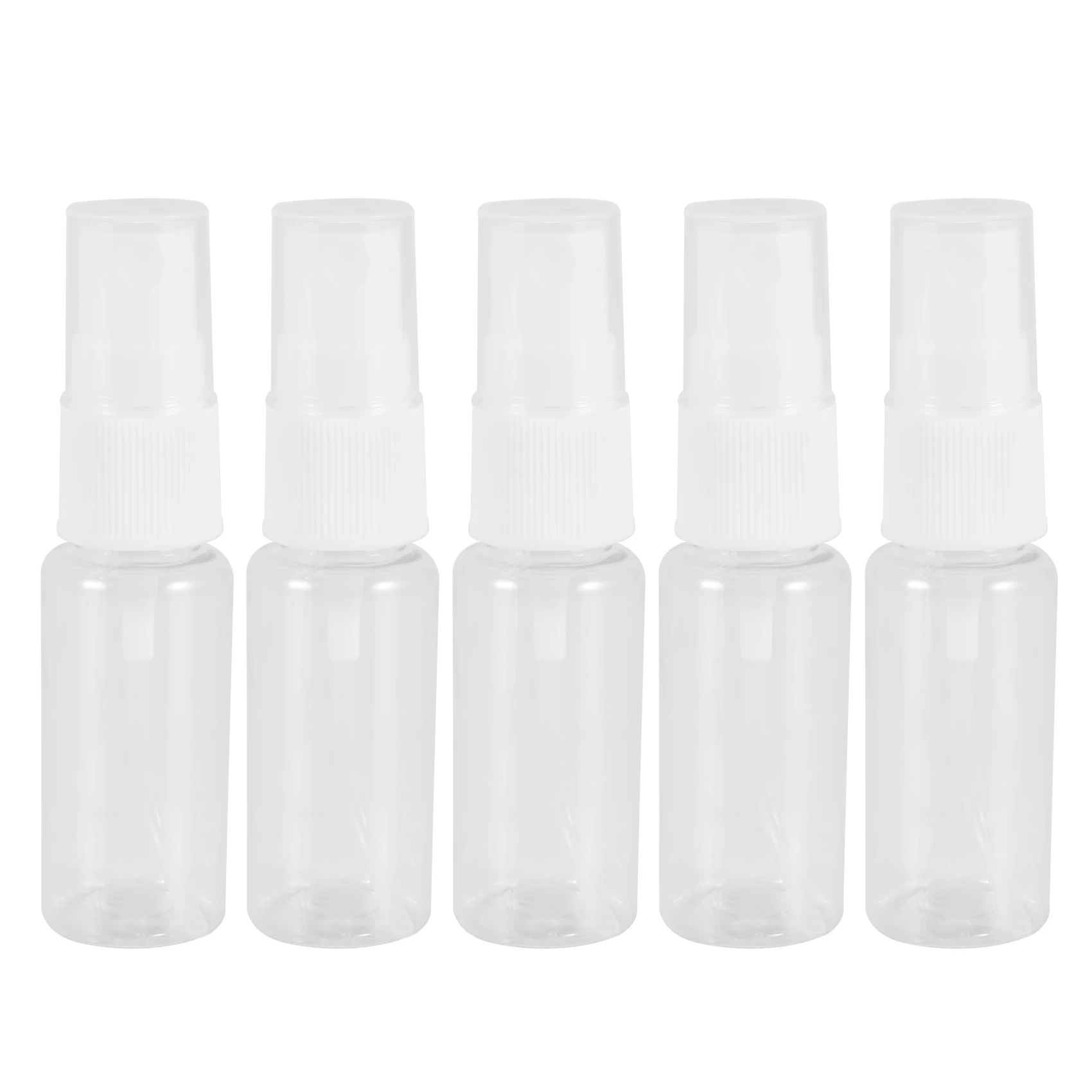 AEE6-5Pcs Beauty Transparent Plastic Perfume Empty Spray Bottle Small Travel Bottle With Fine Spray Bottle 20Ml