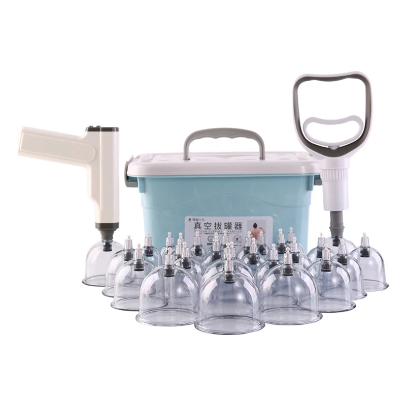 

New Automatic Electric Cupping Set Hijama Cups Vacuum Cupping Device with Electric Cupping Pump