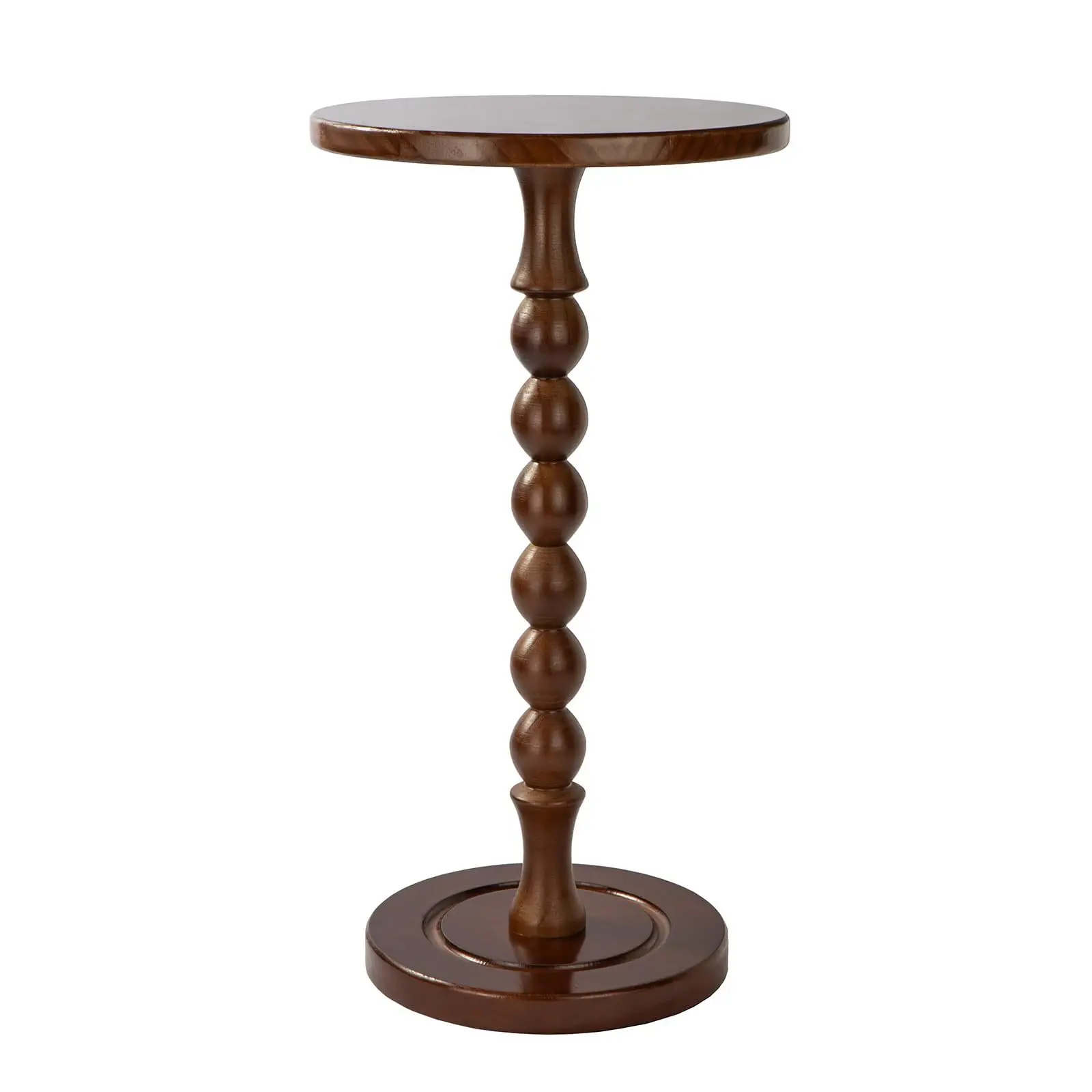 Wholesale custom wooden Nordic corner few antique style bedside balcony round table sofa bedroom living room household edge few