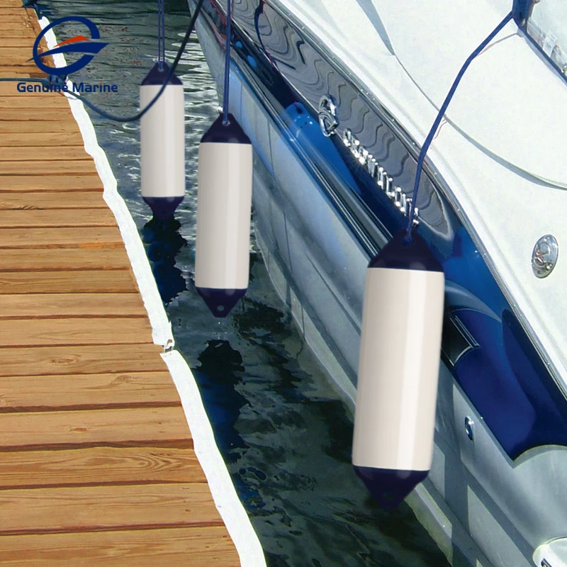 Genuine Marine Yacht Blue and White F Series EVA Foam Boat Fender for Ship Yacht