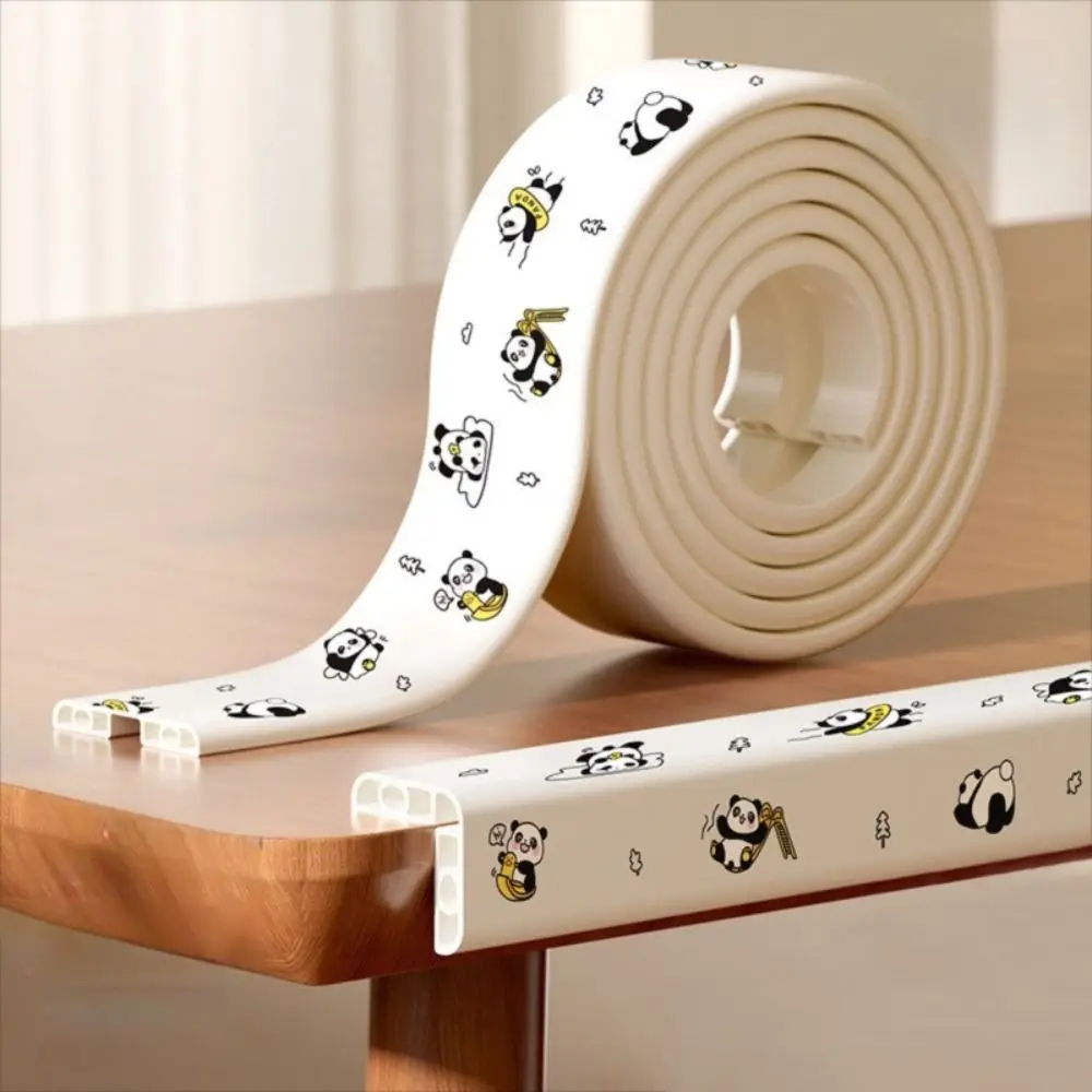 

2m Desk Edge Guard Strip Cartoon Pattern Self Adhesive Anti Collision Cushion PVC Baby Safety Wall Corner Protector