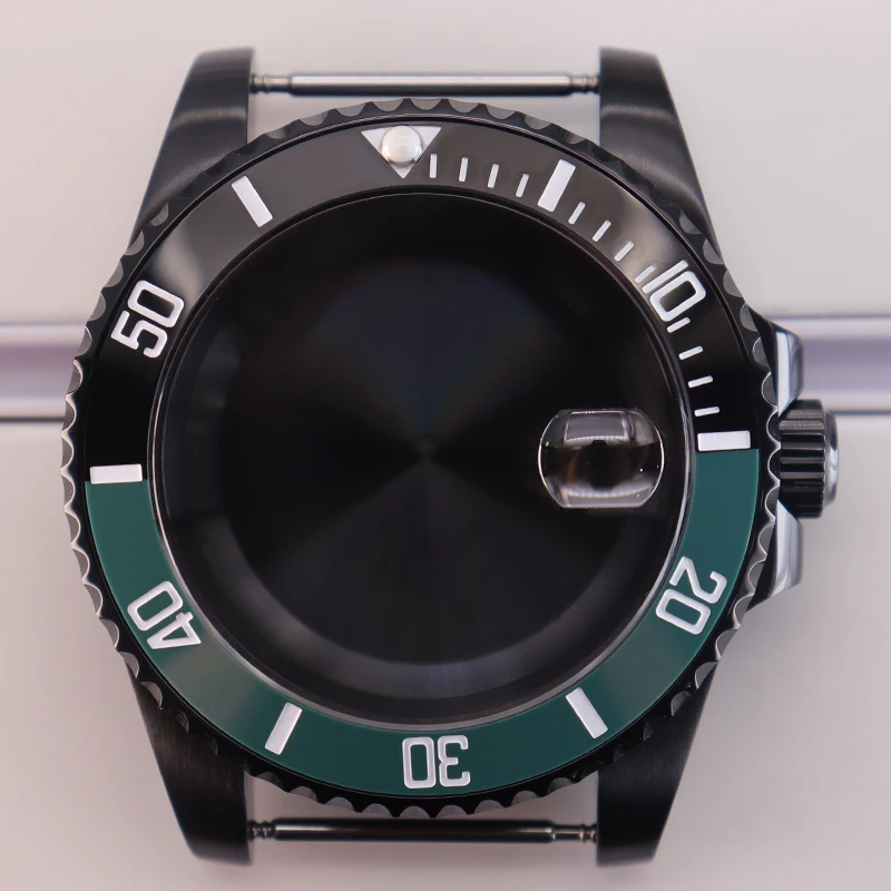

NH35 Cases 40mm 200M Waterproof Watch Case Sapphire Glass For GMT SUB NH34 NH35 NH36 NH38 NH72 4R36 Miyota8215 Eta2824 Movements