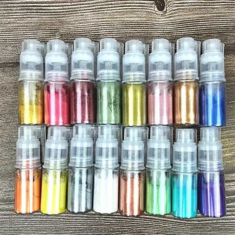 1Pcs 5g Copper Shimmer Powder Spray, Gloss Pigment Powder for Cake Macaron DIY Surface Decor