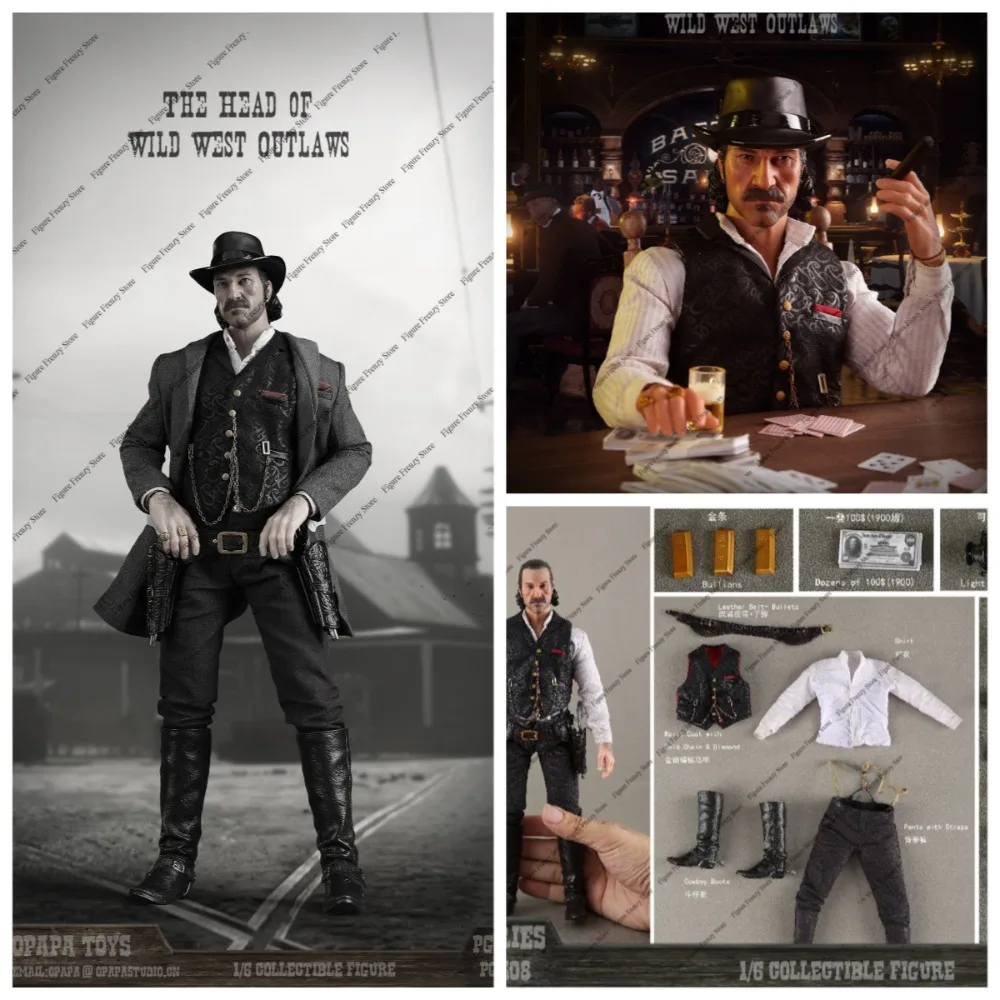 Pre-sale, OPAPATOYS 1/6 Western Outlaw Leader - Darcy Vanderlinde PG202508 Soldier Figure Model