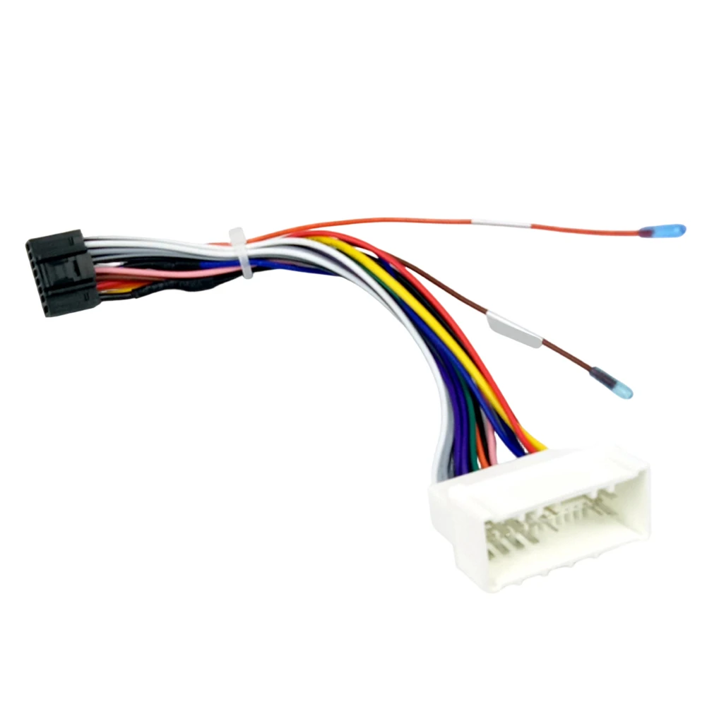 24Pin to 16Pin Radio Wiring Harness Adapter Cable for Hyundai Accent Santa Fe Azera and For Kia Sportage Carnival