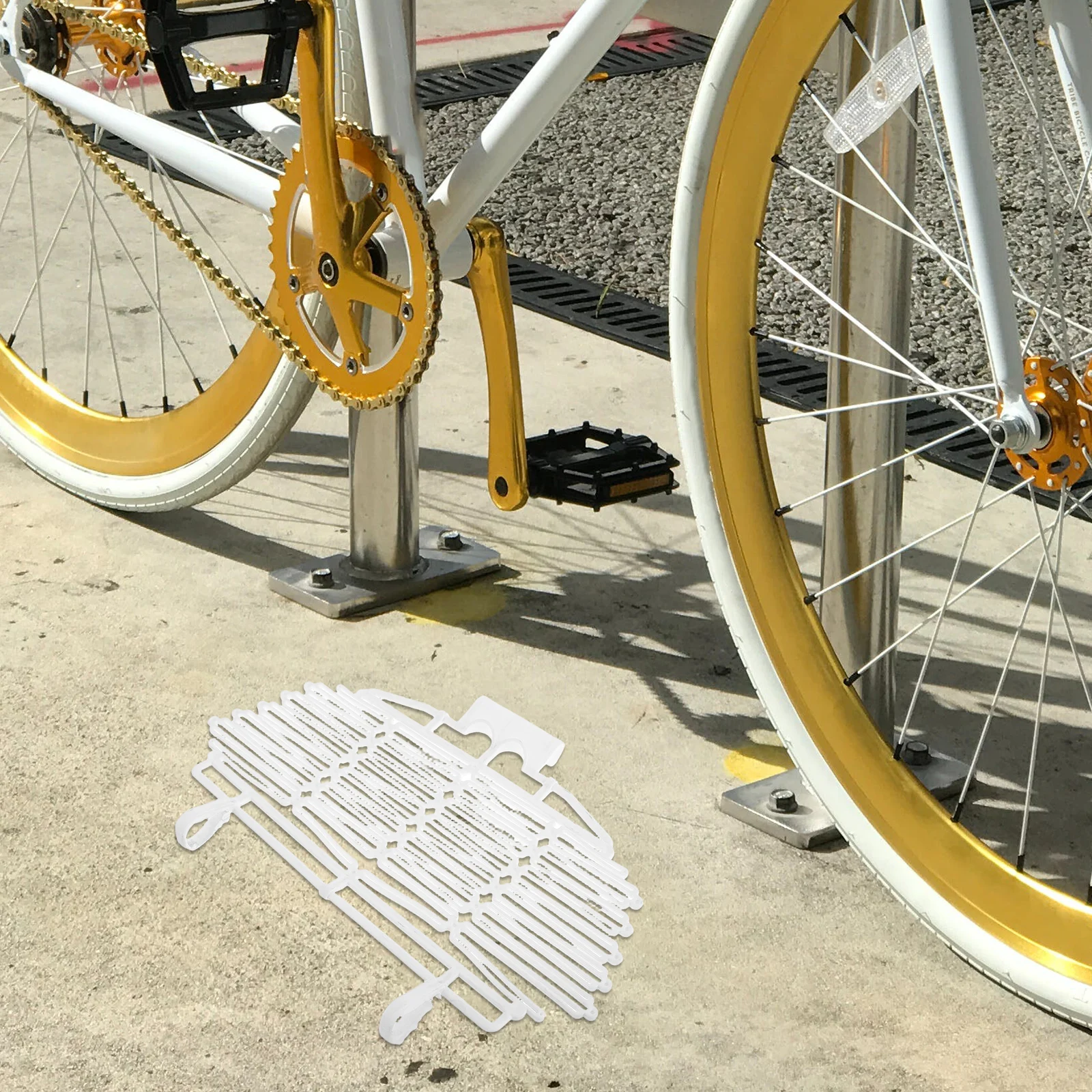 

Bicycle Basket Cover Durable Plastic Bike Accessories Girls Boys Kids Electric Mountain Bikes Removable Lid Fit