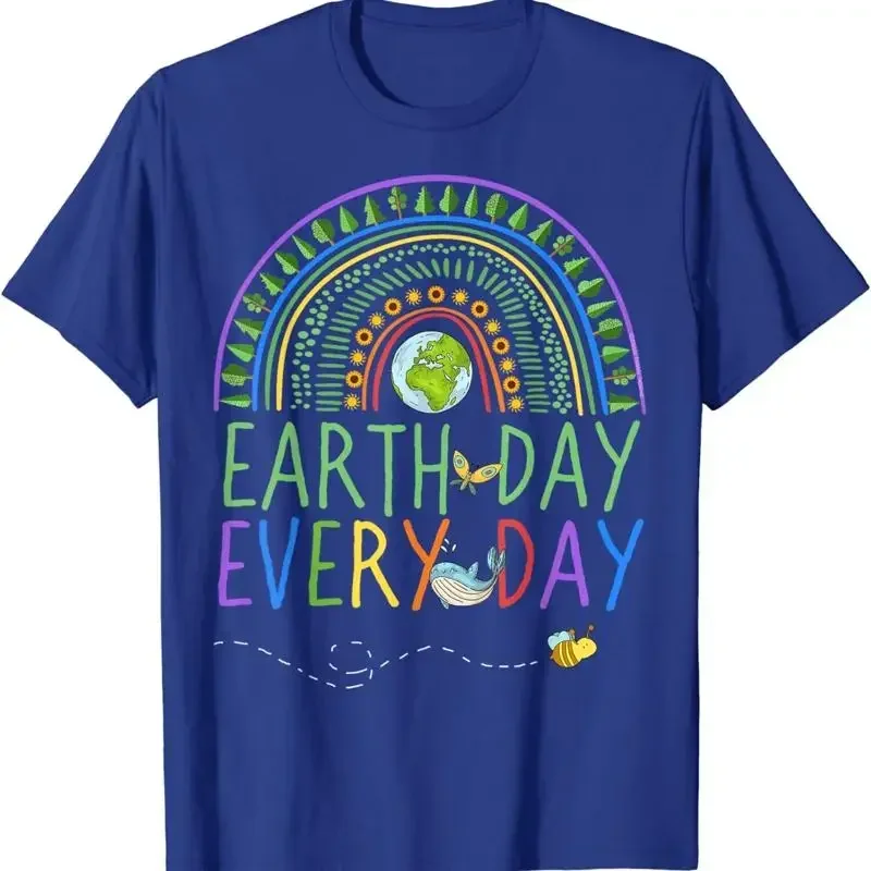 Pretty Earth Day Every Rainbow Cute T Shirt