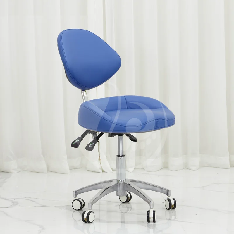 Modern hospital furniture doctor's stool adjustable nursing chair with wheels for salon stools
