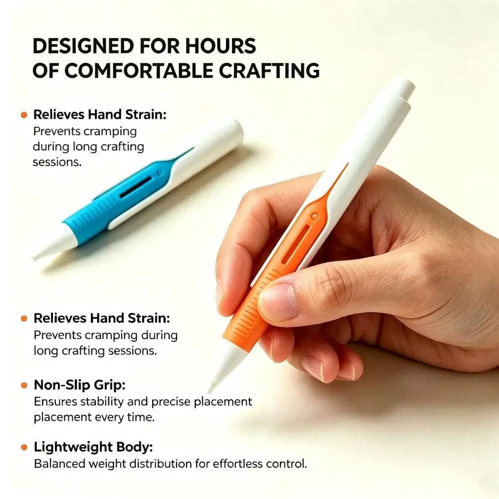 Portable Automatic Diamond Painting Pen DIY Precision Placement Diamond Painting Bead Dispenser Pick up Tool