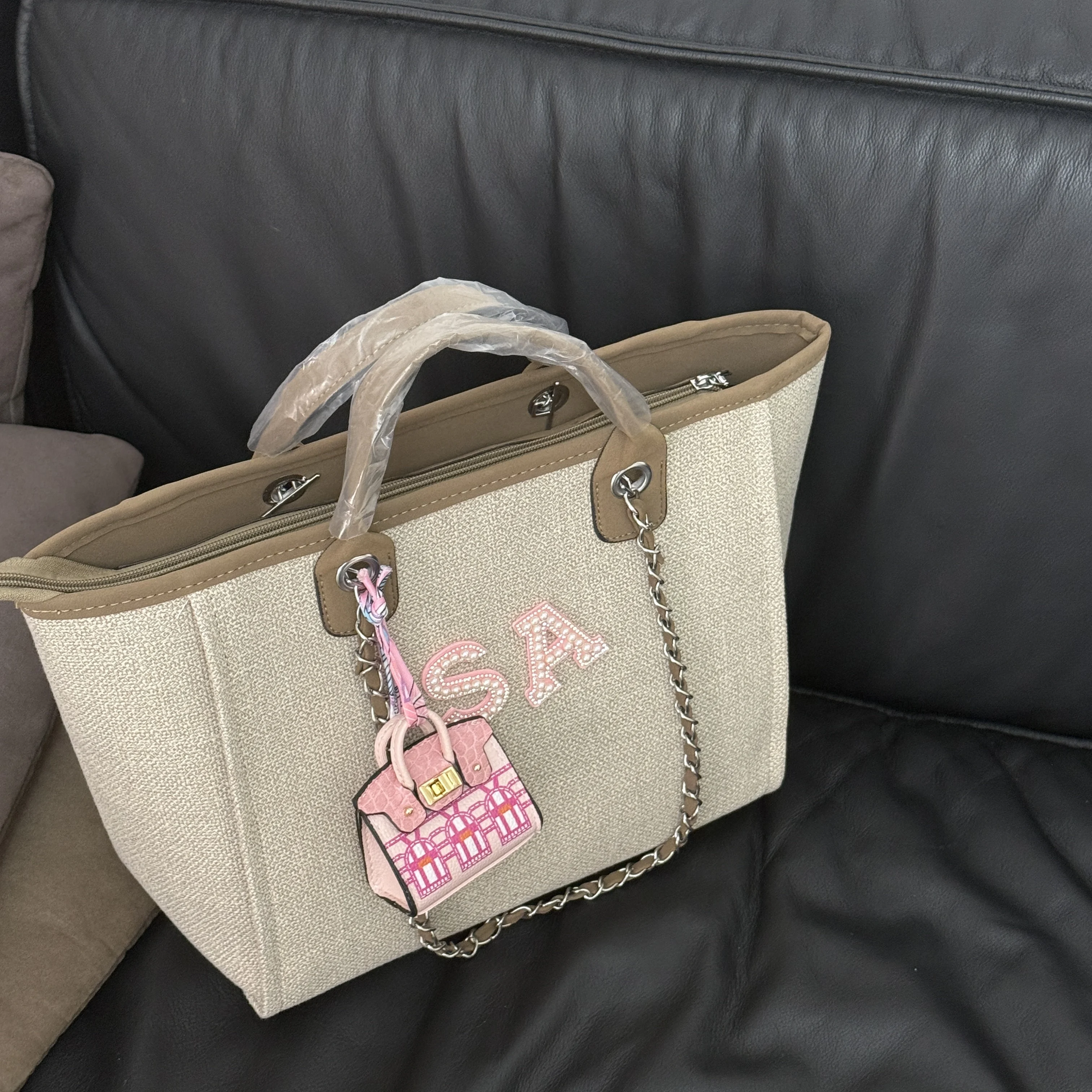 Bolso de mano personalizado con letras de perlas, bolso de cadena personalizado, nombre personalizado, regalo de cumpleaños, decoración para fiesta de boda, regalo de novia