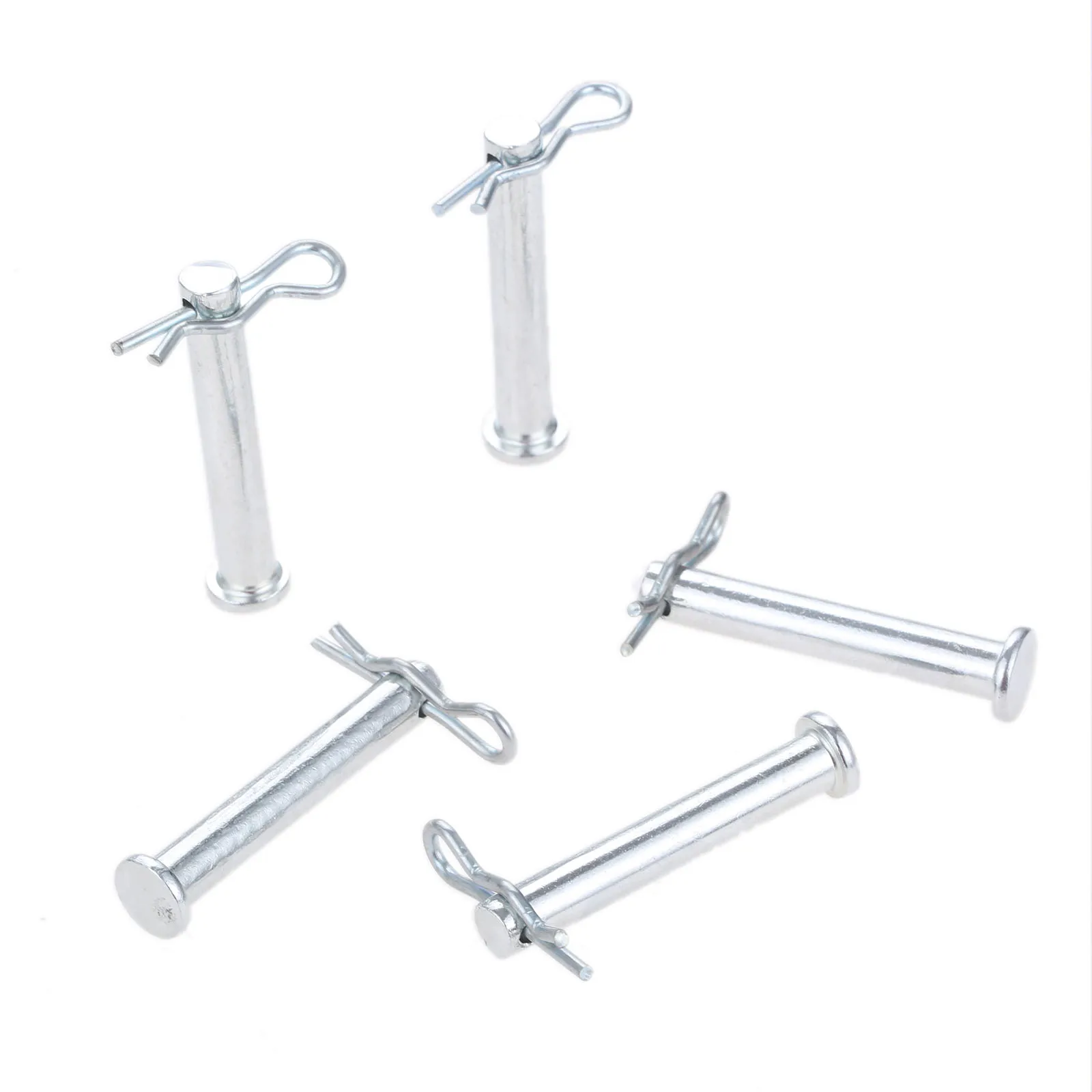 DRELD 5 Pairs M8*50mm Stainless Steel Clip Hitch Pin Fastener For Farming Machine Air Cool Diesel Engine Accessories