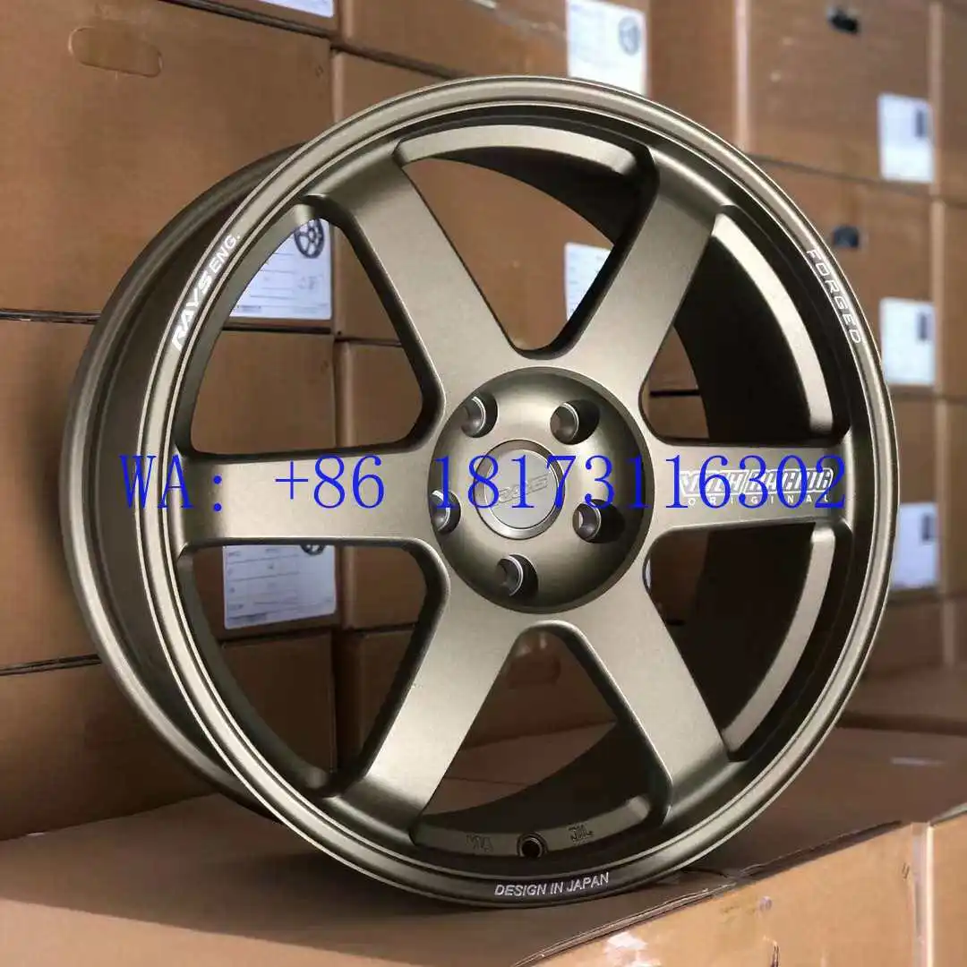 Hot Chrome 17  18  19  20 inch   lettering TE37SAGA six sports modified wheels suitable for CVR Civic