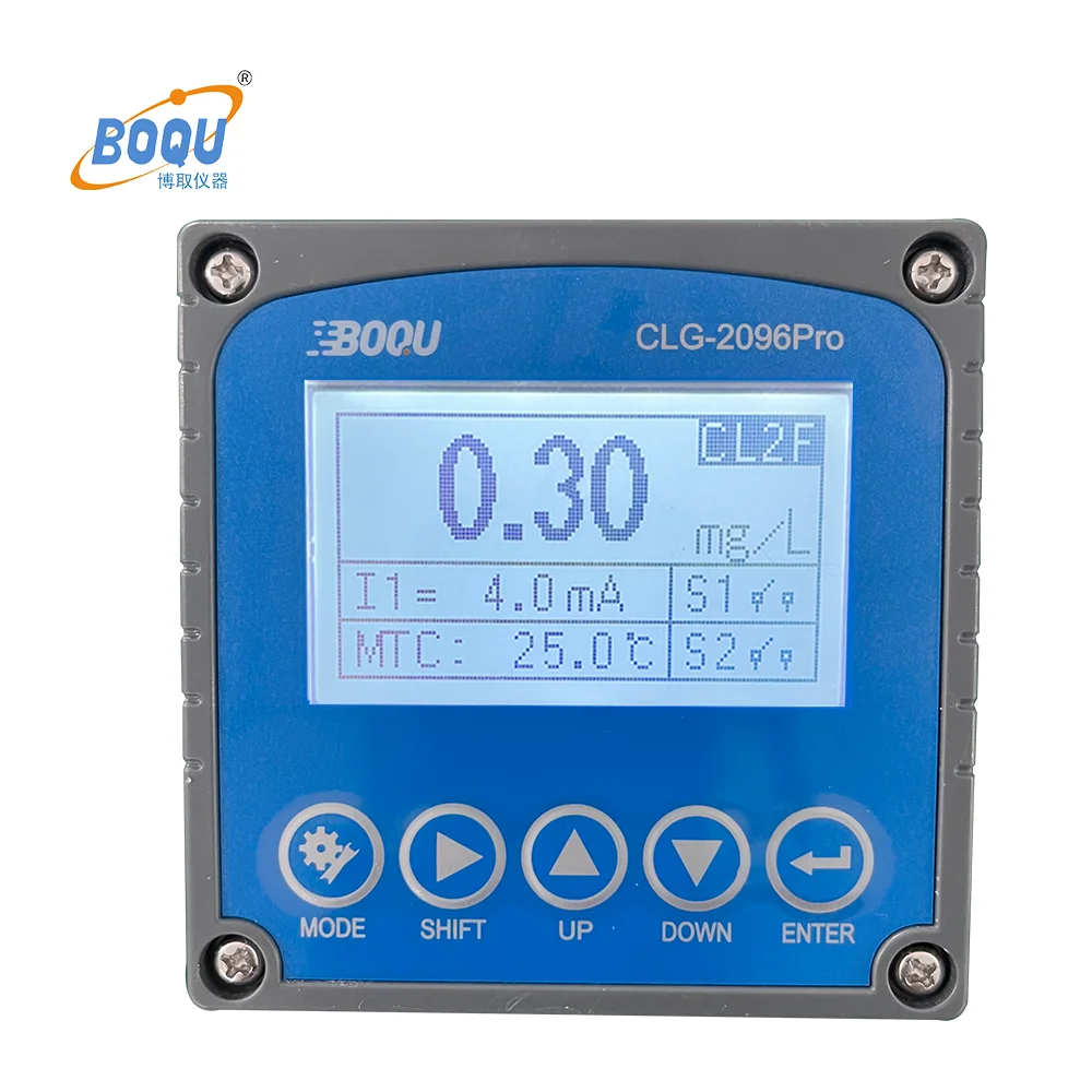 

BOQU 2096Pro Online Residual Chlorine RS485 Meter Free Chlorine Dissolved Ozone Chlorine Dioxide Disinfection Sensor