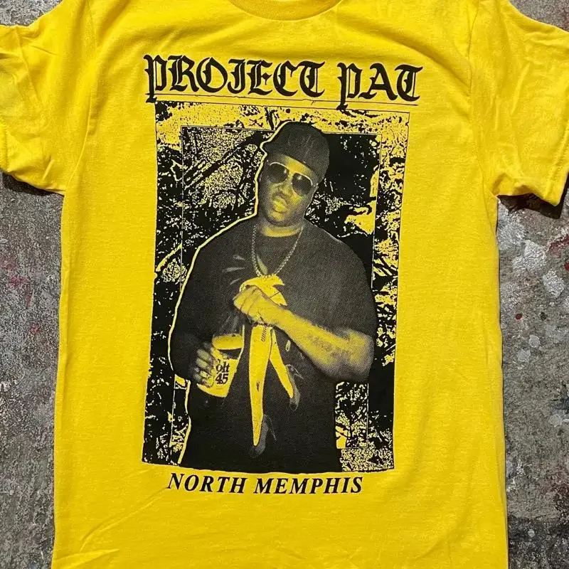 Project Pat Rap Memphis Vtg T Shirt Yellow Short Sleeve All Sizes S 5Xl