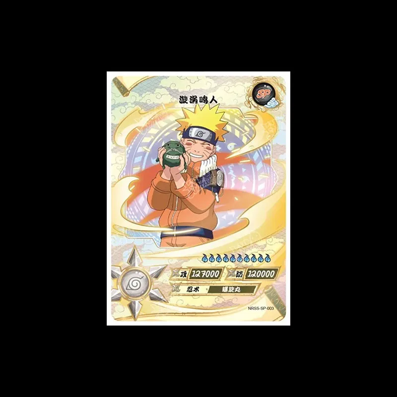 Kayou Naruto Nrss-Sp Series Cartoon Flash Card Namikaze Minato Anime Characters Rare Collection Card Cartoon Toys Christmas Gift