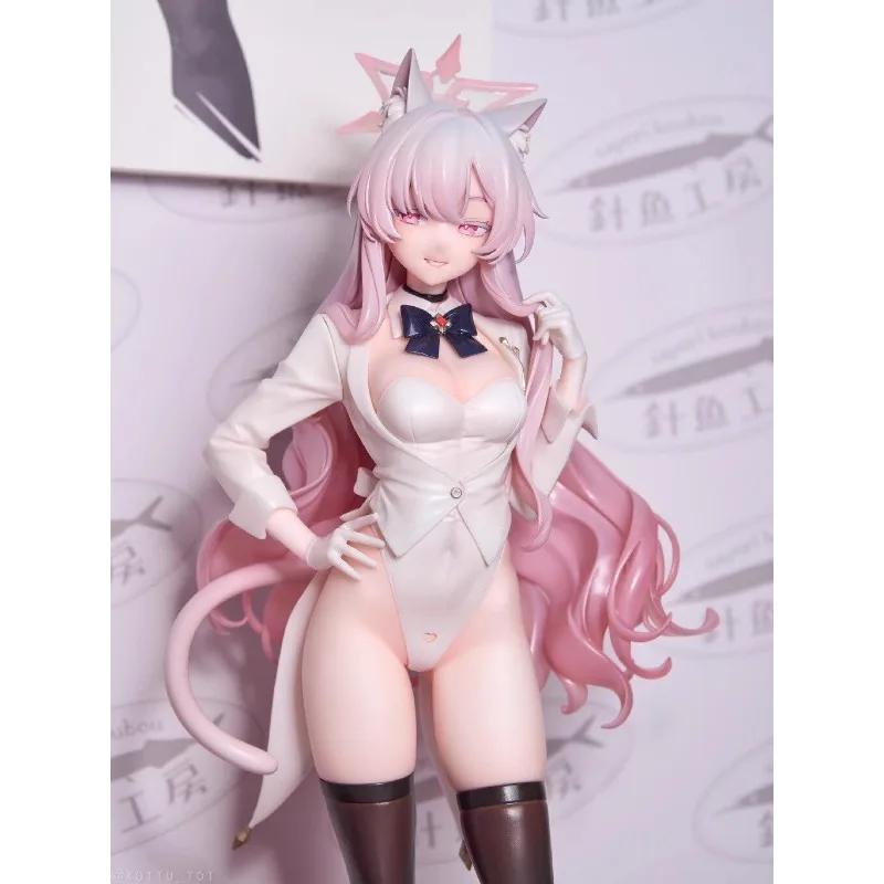 

New Anime GK Blue Archive Kiyosumi Akira Kawaii Figure resin DIY assembly White Model Toys Doll ornament Gifts