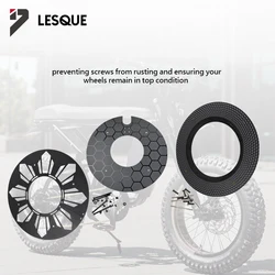 LESQUE Pit Dirt Bike Covers Bicycle Tire Guard Closed Wheel Hub Cover For Super73 RX S2 ZX S1 Bikes Universal Decoration