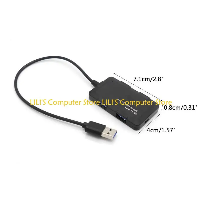 고속 ​ ​ 허브 어댑터 USB 허브 멀티 USB 2.0 4포트 스플리터 PC 노트북용