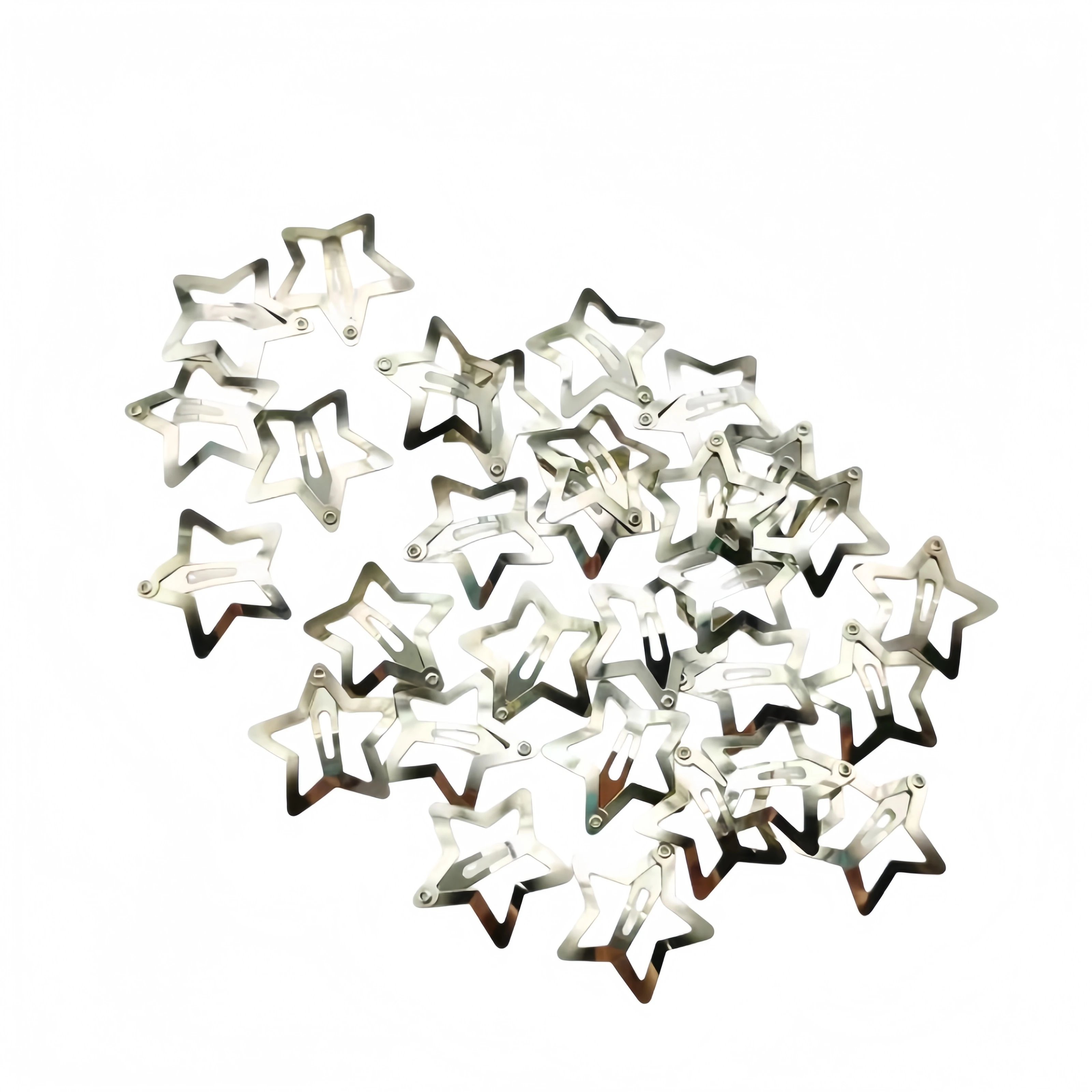 

Spicy star hairpin, sweet and edgy style, pentagram shape, side-swept bang clip, hair accessory.