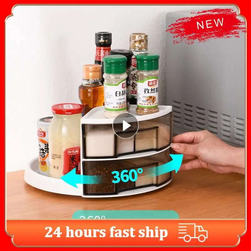 

Desktop Finishing Rack Total C Ps Multi-layer And Detachable Design 360° Rotation High-quality Material Wide Usage Storage Rack