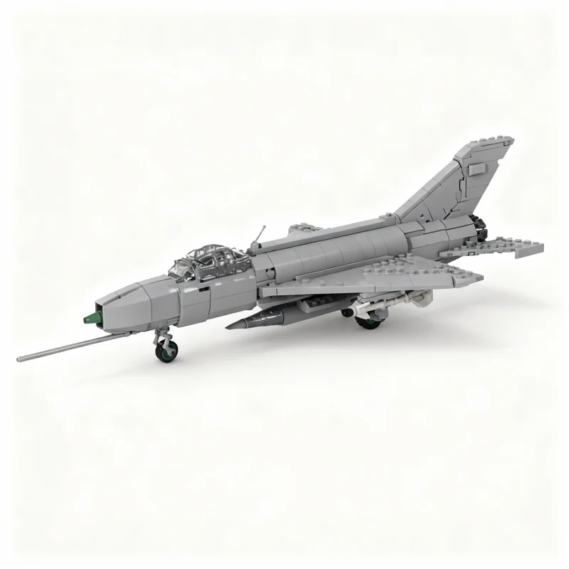 

NEW 792PCS MOC Creative Model Mig 21F 13 2 0 DIY Ideas Assembly Building Blocks Birthday Gift Display Collectible Display Gift