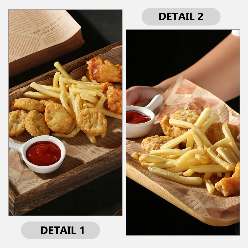 

100 Sheets 25x25cm Greaseproof Paper Food Wrapping Sandwich Burger Baking Pizza Air Fryer Packaging Liners