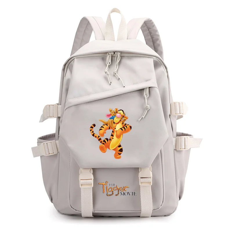 The Tigger Movie Kawaii Boys Girls Kids School Book Bags Women Bagpack Teenagers Travel Backpack Mochila Escolar