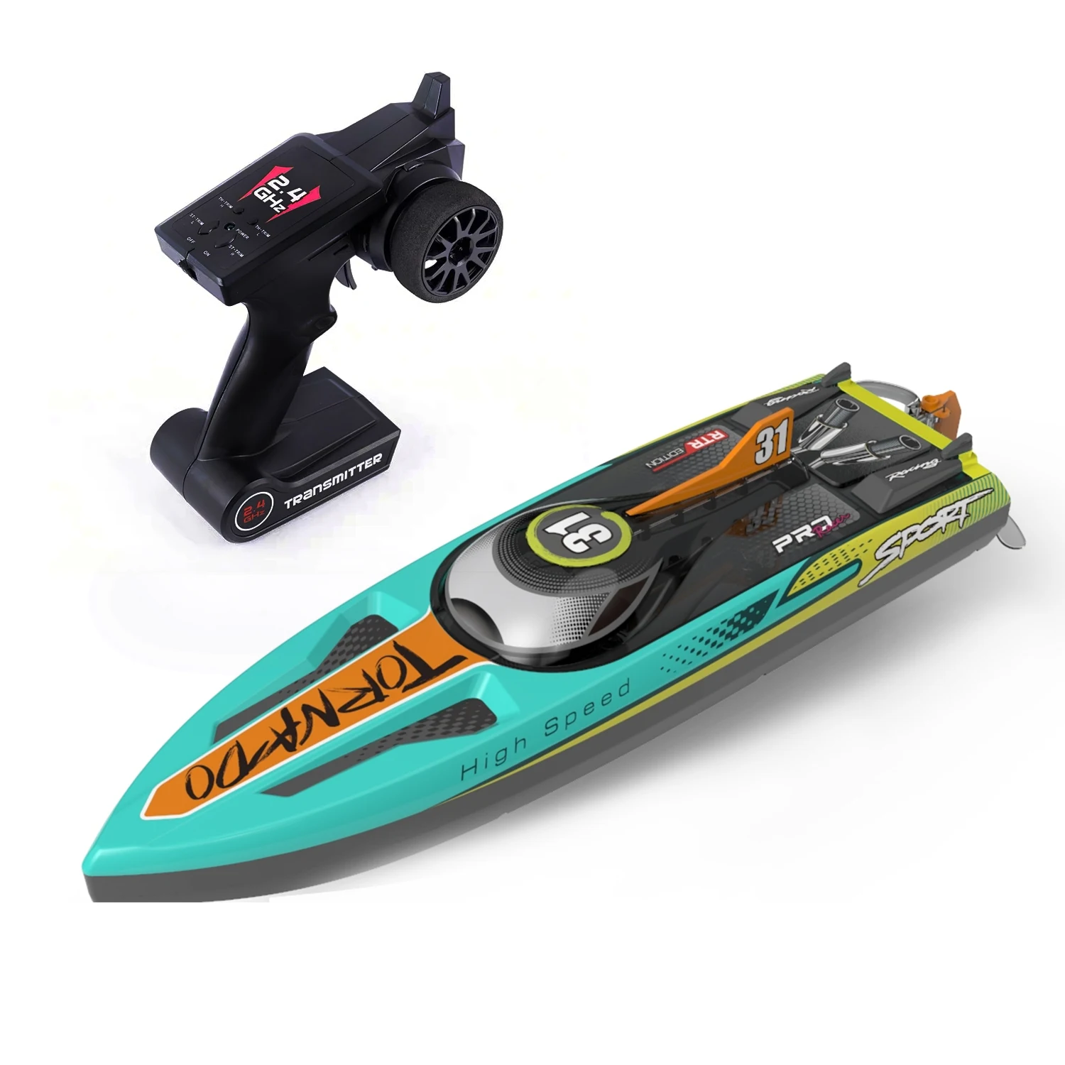 Heng Long 3789 2.4G ABS Electric High Speed Racing Vessel RTR RC Boat Model 2900KV Motor Radio Toys for Adults Gift TH19842-SMT7